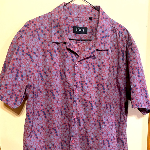 SYSTVM Short Sleeve Button Down - Picture 1 of 3